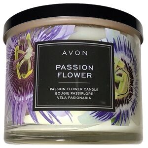 Avon Passion Flower Candle 3 Wicks 11 oz